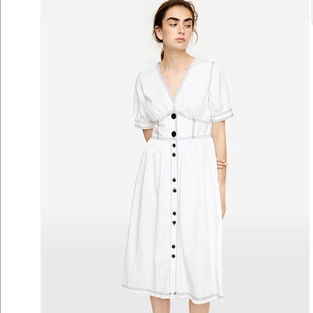 white long dress